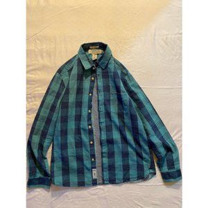 H&M | Mens | Teal & Blue Check Shirt